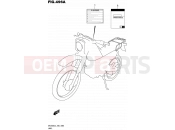SUZUKI DR200SE L5 (2015) (E06) 496A - LABEL