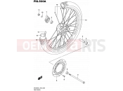 SUZUKI DR200SE L5 (2015) (E06) 530A - FRONT WHEEL