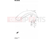 SUZUKI DR200SE L5 (2015) (E24) 460A - FRONT FENDER