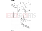 SUZUKI DR200S L5 (2015) (E71) 467A - HANDLE LEVER