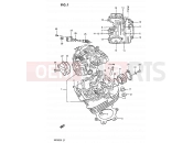 SUZUKI DR250S D (1983) 1 - CYLINDER HEAD