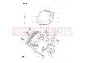 SUZUKI DR250S D (1983) 4 - CRANKCASE COVER