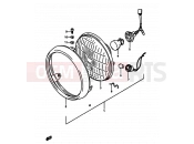 SUZUKI DR250S E (1984) 23 - HEADLAMP (E01,E02,E06,E24,E41)