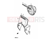 SUZUKI DR250S E (1984) 49 - HEADLAMP HOUSING
