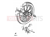 SUZUKI DR250S E (1984) 51 - FRONT WHEEL (MODEL E)