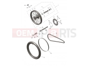 Rear Wheel - Triumph TF450-E 2026