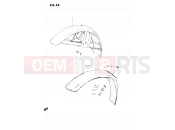 SUZUKI DR250S Z (1982) 54 - FRONT FENDER