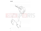 SUZUKI DR250S Z (1982) 53 - HEADLAMP HOUSING