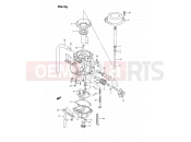 9B - CARBURETOR (DR350SUP/SR E39) - Suzuki DR350S M (1991) (E02)