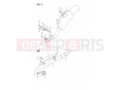 11 - MUFFLER - Suzuki DR350S M (1991) (E02)