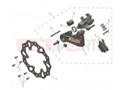 TRIUMPH TF250-X CS6090 > Rear Caliper & Discs