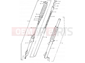 SUZUKI DR400S T (1996) 52 - FRONT FORK (DR400ST)