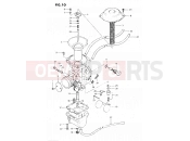 SUZUKI DR500S E (1984) 10 - CARBURETOR