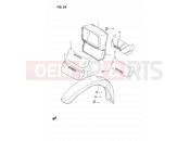 SUZUKI DS80 J (1988) (E03) 24 - HEADLAMP HOUSING