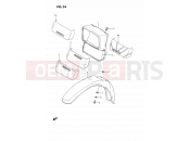 SUZUKI DS80 M (1991) (E24) 24 - HEADLAMP HOUSING