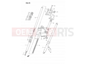 SUZUKI DS80 P (1993) (E03) 23 - FRONT FORK