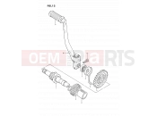 SUZUKI DS80 S (1995) (E03) 12 - KICK STARTER