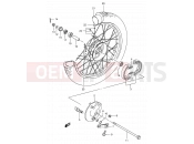 SUZUKI DS80 T (1996) (E03,E28,E33) 30 - FRONT WHEEL