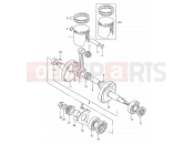SUZUKI DS80 V (1997) (E24) 4 - CRANKSHAFT