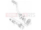 SUZUKI DS80 X (1999) (E03,E28,E33) 12 - KICK STARTER