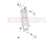 SUZUKI DS80 X (1999) (E24) 32 - REAR SHOCK ABSORBER