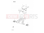 SUZUKI FA50 M (1991) 20 - CENTER STAND - FOOTREST