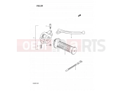 SUZUKI FA50 M (1991) 29 - RIGHT HANDLE SWITCH (E06,E24)