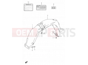 SUZUKI FB100 X (1999) 43 - REAR FENDER