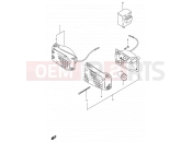 SUZUKI FB100 Y (2000) 25 - FRONT TURN SIGNAL LAMP (E01,E30,E43,E45,E71,P01)