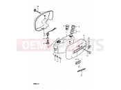 SUZUKI FR80 X (1999) 33 - OIL TANK - FRAME COVER (E12, E95)