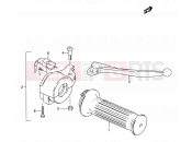 SUZUKI FZ50 P (1993) 47 - RIGHT HANDLE SWITCH (E01,E02,E16,E50)
