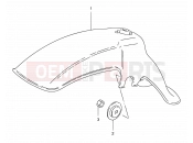 SUZUKI FZ50N P (1993) 44 - FRONT FENDER
