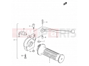 SUZUKI FZ50N P (1993) 48 - RIGHT HANDLE SWITCH (E06, E09, E10, E24, E25, E26)