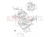 SUZUKI GN250 J (1988) 1 - CYLINDER HEAD