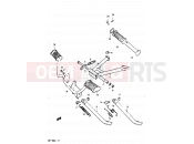 27 - STAND - FOOTREST - Suzuki GP100U D (1983)