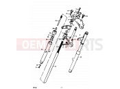 SUZUKI GP100U N (1992) 47 - FRONT FORK (E13)
