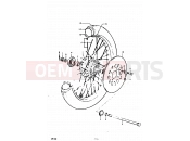 SUZUKI GP100U N (1992) 51 - FRONT WHEEL (C, N)