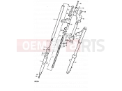 SUZUKI GP125 N (1992) 74 - FRONT FORK (GP125C, GP125N)