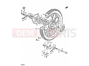 SUZUKI GP125 N (1992) 98 - REAR WHEEL