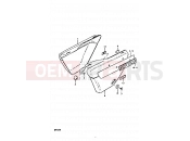 SUZUKI GP125U N (1992) 67 - FRAME COVER
