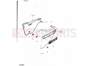 SUZUKI GS1000G X (1999) 59 - FRAME COVER (MODEL X)