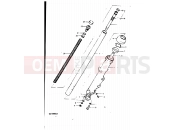 SUZUKI GS1000G X (1999) 61 - FRONT FORK (E02, E04, E17, E18, E21, E22, E24-26, E34, E39)