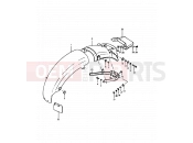 SUZUKI GS1000H / GS1000E T (1996) 64 - REAR FENDER
