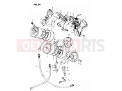 24 - SPEEDOMETER - TACHOMETER - Suzuki GS450L T (1996)