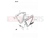52 - FRAME COVER (MODEL X E22, E25) - Suzuki GS450L T (1996)
