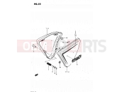53 - FRAME COVER (MODEL Z) - Suzuki GS450L T (1996)