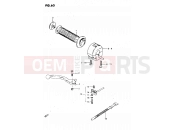 63 - RIGHT HANDLE SWITCH (MODEL Z) - Suzuki GS450L T (1996)