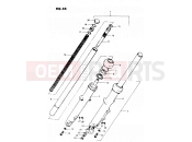 55 - FRONT FORK (MODEL Z) - Suzuki GS450L T (1996)