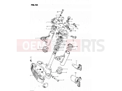 56 - STEERING STEM (MODEL T, X) - Suzuki GS450L T (1996)