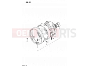 SUZUKI GS450L X (1999) 27 - HEADLAMP (E24)